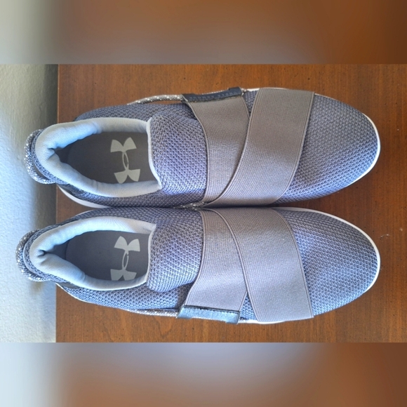 Under Armour Gray Precision Women's Sneakers Size 8 - Picture 5 of 11